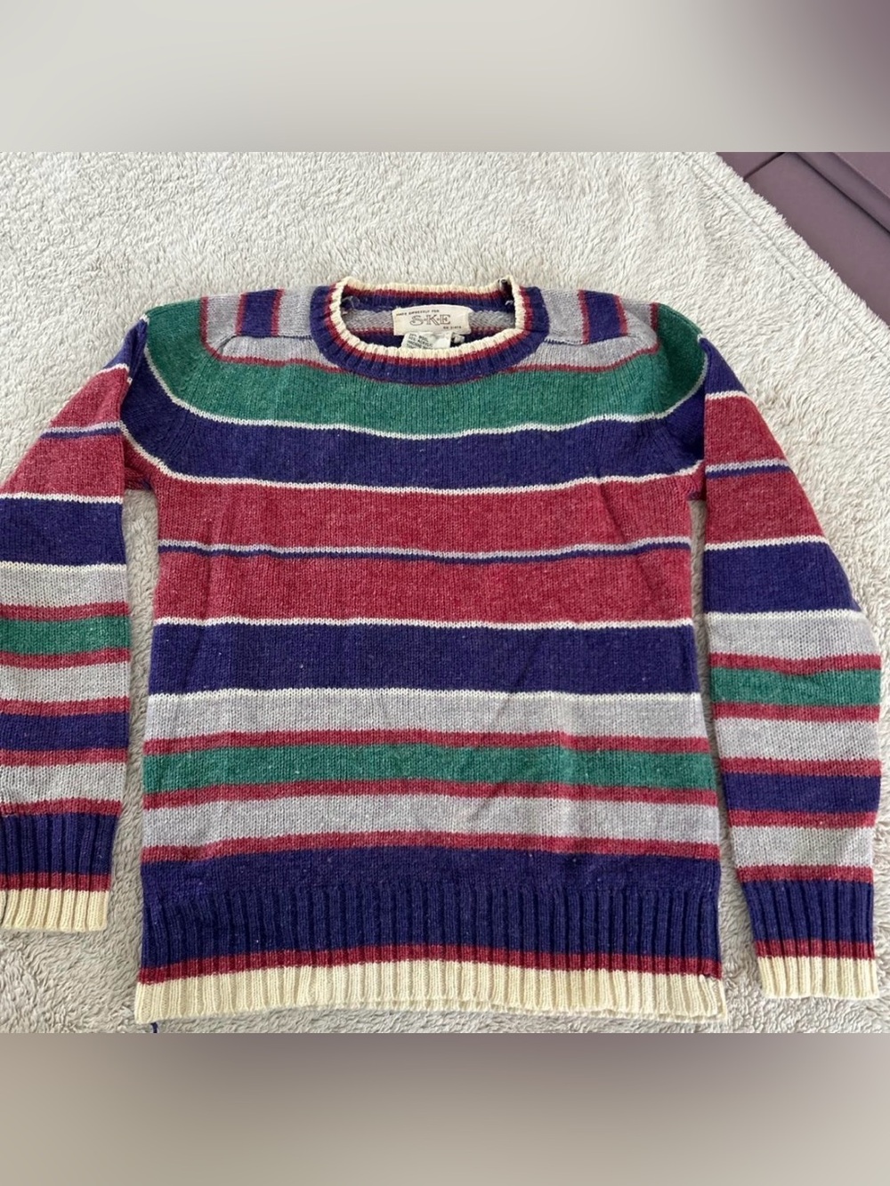 Vintage Kid's Striped Sweater